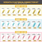 540 Piece Marine Grade Heat Shrink Wire Connectors Electrical Connectors