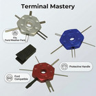 4-piece Wire Terminal Release Tool Kit  Compatible With Lisle 57750 Gm Ford   4-