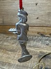 Vintage Signed Hand Cast House Of Morgan Nurse Ornament 3 1 4 