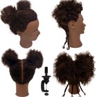 Afro Mannequin Head 100  Human Hair Head Hairdresser African American Training