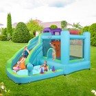 Inflatable Bounce House With Slide Blower Water Park Bounce House Combo Outdoor