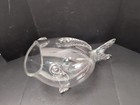Blenko Style Open Mouth Art Glass Fish 12  X 7 