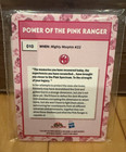 New Boom Power Rangers Pink The Return Kickstarter Exclusive Trading Card Set