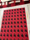 China prc  1980 monkey New Year full Sheet Of 80 Stamps reproduction solid Color