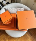 Authentic Herm  s Orange Boxes - Various Sizes Selection