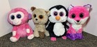 Ty Beanie Boos Assorted Plush Lot  Of 13 Mixed Stuffed Animals W  Glitter Eyes