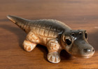 Vintage Ceramic Florida Souvenir Alligator Salt   Pepper Shakers W  Corks