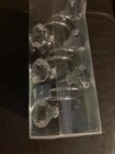 Gem Shaped Shower Curtain Hooks Sparkly Clear Acrylic