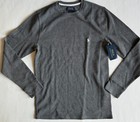 Nwt Mens Polo Ralph Lauren Thermal Waffle Knit Long Sleeve Shirt Charcoal Gray