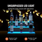 Uimoso Led Lighted Liquor Bottle Display Bar Shelf Rf   App Control
