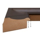 Craig Frames Martin  2  Dark Walnut Brown Picture Frame With A Single White Mat