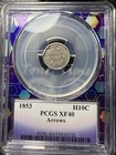 1853 H10c Pcgs Xf40 Arrows- Liberty Seated Half Dime In Beautiful Traderbea Core