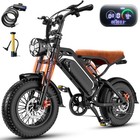 Electric Bike 1200w 48v Dual Suspension 16   Fat Tire E Bike E Bicycle For Adult