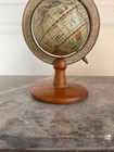 Vintage Small Italian Wooden Globe
