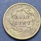 1809 Over 6 Classic Head Half Cent 1 2 Cent Better Grade Xf  42783