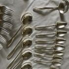 1847 Rogers Bros Daffodil  Is Silverware Flatware Set 50 Assorted Pcs