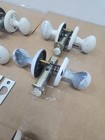 Antique Brass Door Knobs Handles  Old Oval Vintage 