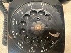 Vintage 1956 Bell System Black Rotary Dial Desk Phone Western Electric Untested