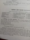 1904 Train Report Boston   Maine Railroad Dover Rye Beach Nh Portland Me 