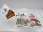 Dollhouse Miniature Build Your Own  Christmas Gingerbread House W  Candy Pieces