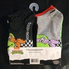  10 Nwt Boys Teenage Mutant Ninja Turtles No-show Socks  Shoe Size 7 5-3 5 Fs   