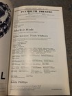 Playbill   Plymouth Theatre    Jekyll   Hyde - April 1997 - Opening Night