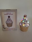 Cracker Barrel Light Up Christmas Gingerbread Cupcake Ceramic