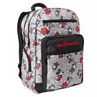 Walt Disney World Parks Mickey Mouse All Over Sketch Gray Backpack Bag Nwt
