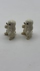 Lot Of 2 Hagen Renaker White Glazed Ceramic Lamb Figurine Miniatures