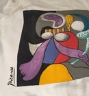 Vintage Picasso Artwork Woman W  Flower Sweatshirt Rare Vtg 90s Art Size Large