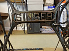 Antique Singer Cast Iron Base Stand For Sewing Machine Treadle Cabinet