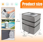 Inflatable Spa Heater Cover With Zipper Opening And Transparent Pvc Top Window