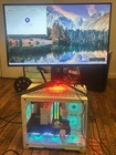 Zotac Geforce Rtx Gaming Tower Desktop Pc  Rgb Lighting  White  Windows 10