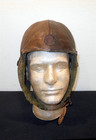 Ww2 Imperial Japanese Army - Winter Leather   Fur Pilot Flight Helmet - Good 