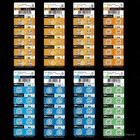 80 Assorted Super Alkaline Button Batteries Coin Cell Set Watch Calculator Ag