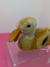 6    Long Vintage Mohair Steiff Orange Duck 1960   s Fur As Is  si