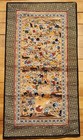 Antique Chinese Hand Embroidered Silk Tapestry  19th  20th C  Qing Dynasty 