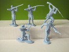 Marx Sears Heritage Sons Of Liberty Playset 5 Yank 5 British Plastic Toy Soldier