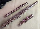 Beautiful New Nickel Plated Student Flute-open Hole  C Foot Split E-with Extras 