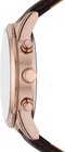 Relic By Fossil Men s Jason Chronograph Rose Gold-tone Leather Watch Zr16041