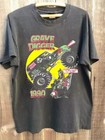 Grave Digger 1990 Vtg Retro Racing Charcoal Unisex T Shirt Men Women S-5xl
