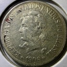 1906 Brazil 500 Reis Silver Coin