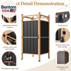 Outdoor Shower Enclosure With Lockable Door  Weatherproof Outdoor Shower Stall W