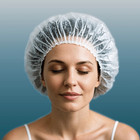 Disposable Shower Caps Plastic Clear Hair Cap Large Thick Waterproof Bath Caps