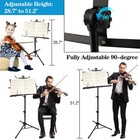 Dkovn 1 Pack Music Stand  With Music Sheet Clip Holder   Carrying Bag