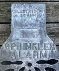 Howe Electric Company Chicago Electric Automatic Sprinkler Alarm Bell Cover 1928