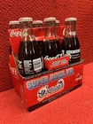 Used Super Bowl Vii Miami Dolphins 6 Pack 8 Oz Coca-cola Bottles Good Condition