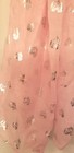 Pink Heart Women s Scarf Metallic Silver Tickled Pink Wrap Lightweight Love 