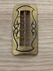Vintage Black Brass Belt Buckle Empire Brigerton Victorian Taille D   epargne Guc