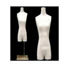 Female Mannequin Dress Form With Legs   Base     Pure White Linen Display Torso